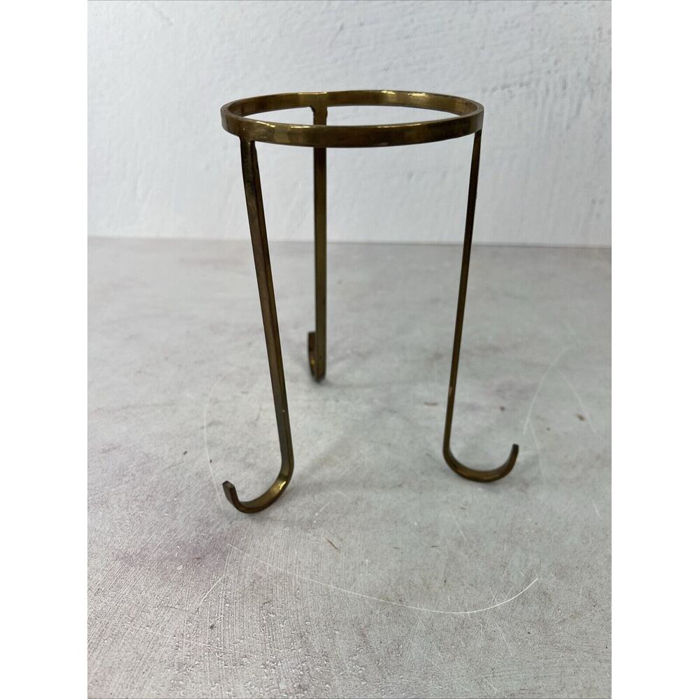 Vintage Brass Stand For‎ Candles Planters Home Decor 6.75”H X 3.75W
